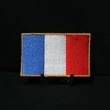 Fransa Bayrağı Peç/yama - Bayrak Peç - 5cm x 8cm - Renk 13