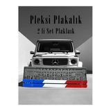Fransa Bayraklı Plakalık Pleksi