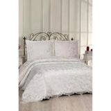 Fransız Dantelli Edge Çift Kişilik Yatak Örtüsü 230X250 Cm