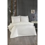 Fransız Dantelli Serap Çeyizlik Nevresim Takımı Krem - 200 x 220 cm