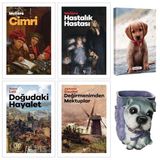 Fransız Edebiyatı Koleksiyonu 4 Kitap ve Dekoratif Köpek Kalemlik - Masum Köpek Planlama Defteri