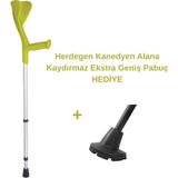 Fransız Herdegen Evolution & Fun Koltuk Değneği / Kanedyen (1 Adet) - Yeşil