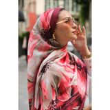 Fransız Krep Şal - Bordo