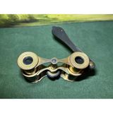 Fransız Pirinç Opera Dürbünü 9 cm 5,5 cm 2,5 cm Ölçülerinde