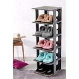 Frapan Home 5 Katlı Plastik Ayakkabılık Raf Düzenleyici Organizer - Gri