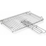 Frapan Home Taner Kebapçı Büyük Çift Telli Izgara Teli Mangal Teli 34*22 Cm