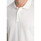 Frappoli 2739 Arven Erkek Beyaz %100 Pamuk Pike Kumaş Slim Fit Polo Yaka Tişört - 2XL