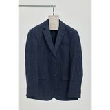 Frappoli Acario Erkek Bordo Mono Yaka Slim Fit Spor Blazer Ceket - Koyu Lacivert - 60 - 6 Drop
