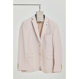 Frappoli Baselna Erkek Kahve Esneyen Likralı Kumaşlı Tam Astarlı Slim Fit Mono Yaka Dar Kesim Blazer Ceket - Açık Gri - 62 - 6 Drop