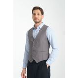 Frappoli Basic Kruvaze V Yaka Slim Fit Yelek