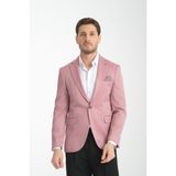 Frappoli Elita Erkek Bordo Mikro Desenli Slim Fit Mono Yaka Spor Blazer Ceket - 56 - 6 Drop