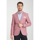 Frappoli Poçena Erkek Bordo Esnek Kumaş Slim Fit Dar Kesim Blazer Ceket - 50 - 6 Drop