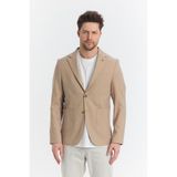 Frappoli Zenova Erkek Camel Yarım Astarlı Torba Cepli Ilkbahar-Yaz Spor Blazer Ceket - 48 - 6 Drop