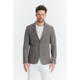 Frappoli Zenova Erkek Siyah Yarım Astarlı Torba Cepli Ilkbahar-Yaz Spor Blazer Ceket - 48 - 6 Drop