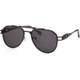Fratelli Rossetti FR669806-C01 53 Polarize Unisex Güneş Gözlüğü - Siyah