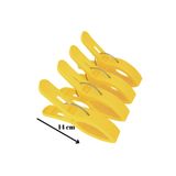 Frater Home Sarı 4'lü Büyük Boy (14 CM) Plaj Havlu Mandalı Plaj Havlu Tutucu Havlu Klipsi Şezlong Sabitleyici