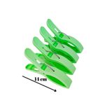 Frater Home Yeşil 4'lü Büyük Boy (14 CM) Plaj Havlu Mandalı Plaj Havlu Tutucu Havlu Klipsi Şezlong Sabitleyici