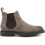 Frau Erkek Bot 73A3 Frau Waxy Ankle Boot Visone Dark Beige - Vizon