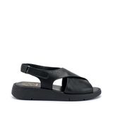 Frau Kadın Sandalet 50P1 Frau CACHEMIRE SANDAL Black, Nero, 36