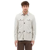 Fred Erkek Stone İtalyan Kesim Slim Fit İlkbahar-Sonbahar Trençkot-Mont Stone 60