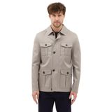 Fred Erkek Vizon İtalyan Kesim Slim Fit İlkbahar-Sonbahar Trençkot-Mont Vizon 60