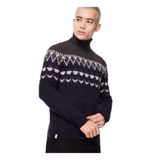 Fred Mello Balıkçı Yaka Slim Fit Kazak, M, 5003104744, Lacivert, Erkek
