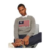 Fred Mello Bisiklet Yaka Gri Melanj Erkek Sweatshirt, Gri Melanj, S
