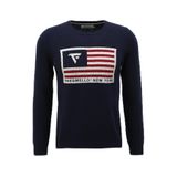 Fred Mello Bisiklet Yaka Lacivert Erkek Sweatshirt, Lacivert, M