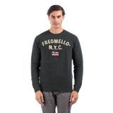 Fred Mello Bisiklet Yaka Sweatshırt, L, 5003104653, Kahve, erkek