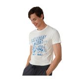 Fred Mello Bisiklet Yaka T-Shirt, L, 5003031674, Beyaz, Erkek
