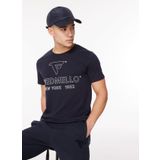 Fred Mello Bisiklet Yaka T-Shirt, L, 5003104493, Lacivert, Erkek