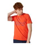 Fred Mello Bisiklet Yaka T-Shirt, M, 5003031494, Turuncu, Erkek
