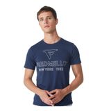 Fred Mello Bisiklet Yaka T-Shirt, M, 5003031523, Mavi, Erkek