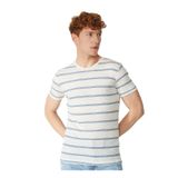 Fred Mello Bisiklet Yaka T-Shirt, S, 5003031541, Beyaz, Erkek