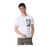 Fred Mello Bisiklet Yaka T-Shirt, S, 5003031695, Beyaz, Erkek