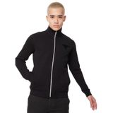 Fred Mello Dik Yaka Siyah Erkek Sweatshirt, Siyah, S