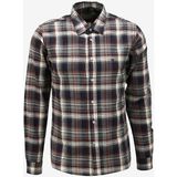 Fred Mello FM23W01CT Lacivert Slim Fit Gömlek Yaka Erkek Gömlek