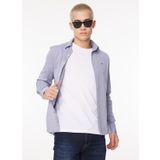 Fred Mello FM23W03CU Lacivert Slim Fit Gömlek Yaka Erkek Gömlek