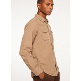 Fred Mello FM23W04CU Kahve Slim Fit Gömlek Yaka Erkek Gömlek