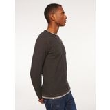 Fred Mello FM23W07MG Antrasit Melanj Bisiklet Yaka Slim Fit Erkek Kazak