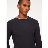 Fred Mello FM23W07MG Lacivert Bisiklet Yaka Slim Fit Erkek Kazak