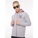 Fred Mello FM23W19FZ Gri Melanj Kapüşon Yaka Erkek Sweatshirt
