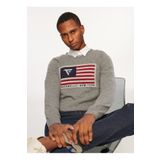Fred Mello FM23W23MG Gri Melanj Bisiklet Yaka Erkek Sweatshirt