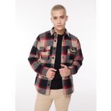 Fred Mello FM23W26KT Kırmızı Slim Fit Gömlek Yaka Erkek Gömlek