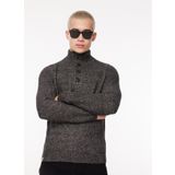 Fred Mello FM23W39MM Siyah Dik Yaka Slim Fit Erkek Kazak