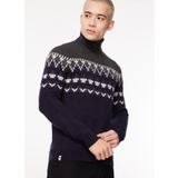 Fred Mello FM23W62MD Lacivert Balıkçı Yaka Slim Fit Erkek Kazak