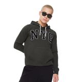 Fred Mello Kapüşonlu Kahverengi Erkek Sweatshirt, Kahve, S