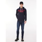 Fred Mello Normal Bel Normal Paça Slim Fit Lacivert Erkek Denim Pantolon FMHOWARD