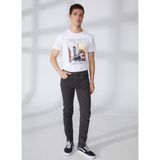 Fred Mello Normal Bel Normal Paça Slim Fit Siyah Erkek Denim Pantolon FM23S26PDCARBON - 32