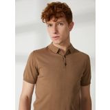 Fred Mello Polo Yaka Slim Fit Kahve Erkek Kazak FM23S07MACORTEZ